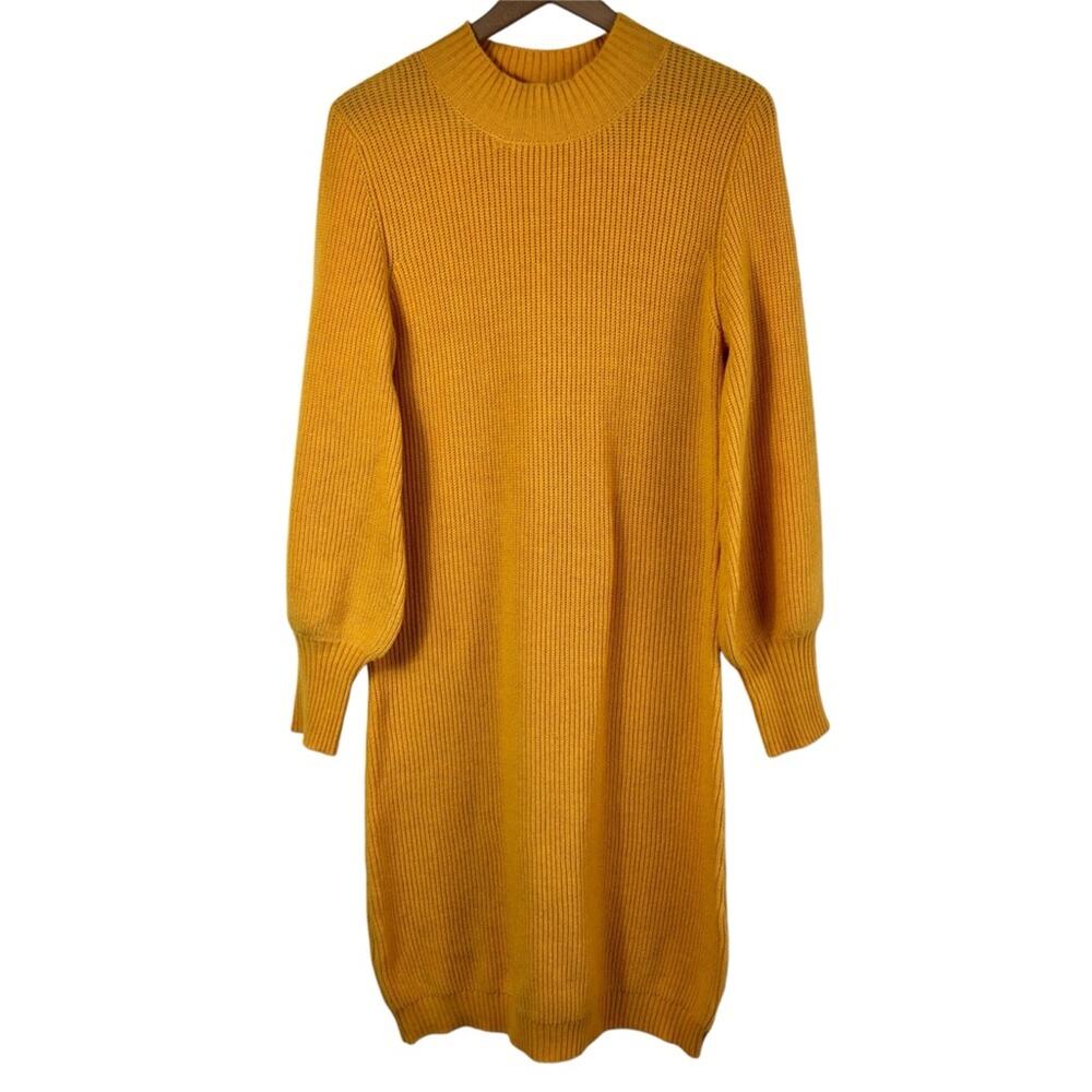 VICI YELLOW LONGSLEEVE WOMEN MINI DRESS SIZE LARGE